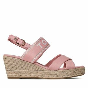 Espadrilles Tommy Hilfiger Seasonal Webbing Mid Wedge FW0FW07091 Rózsaszín kép