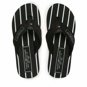 Flip-flops Tommy Hilfiger Patch Hilfiger Beach Sandal FM0FM04470 Fekete kép