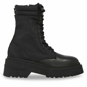 Bokacsizma Tommy Jeans Tjw Lace Up Padded Boot EN0EN02405 Fekete kép