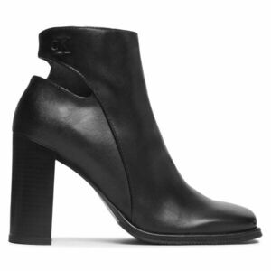 Bokacsizma Calvin Klein Jeans Heel Zip Boot Lth YW0YW01070 Fekete kép