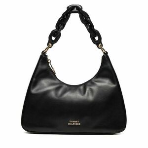 Táska Tommy Hilfiger Soft Leather Shoulder Bag AW0AW16293 Fekete kép