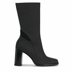 Bokacsizma Calvin Klein Jeans Heel Zip Boot Lth Wn YW0YW01113 Fekete kép