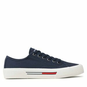 Teniszcipő Tommy Jeans Canvas Sneaker EM0EM01299 Sötétkék kép