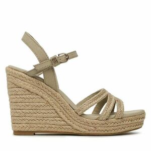 Espadrilles Tommy Hilfiger Essential Basic Wedge Sandal FW0FW07220 Bézs kép