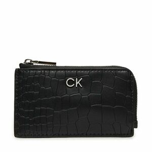 Bankkártya tartó Calvin Klein Ck Daily Zip Cardholder_Croco K60K612191 Fekete kép