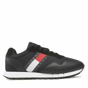 Sportcipők Tommy Jeans Retro Leather Runner EM0EM01081 Fekete kép