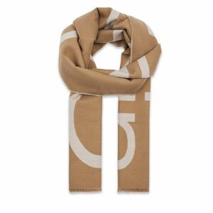 Sál Calvin Klein Fringes 2-Tones Wool Blend Scarf K60K612028 Barna kép