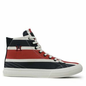 Sportcipők Tommy Hilfiger Th Hi Vulc Street Stripes FM0FM04690 Sötétkék kép