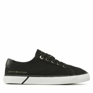 Teniszcipő Tommy Hilfiger Lace Up Vulc Sneaker Bl FW0FW07248 Fekete kép