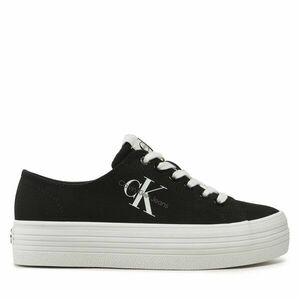 Teniszcipő Calvin Klein Jeans Vulc Flatform Essential Mono YW0YW01030 Fekete kép