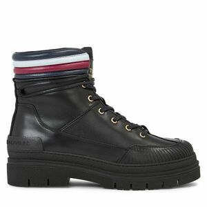 Bakancs Tommy Hilfiger Corporate Feminine Outdoor Boot FW0FW07501 Fekete kép