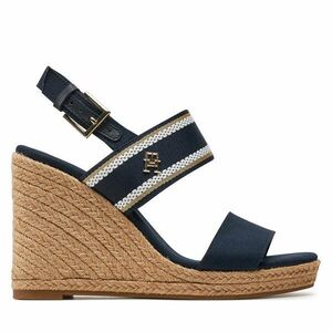 Espadrilles Tommy Hilfiger Webbing High Wedge Sandal FW0FW08045 Sötétkék kép