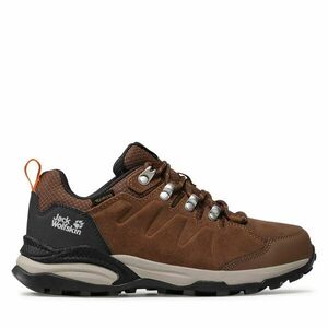 Bakancs Jack Wolfskin Refugio Texapore Low W 4050821 Barna kép