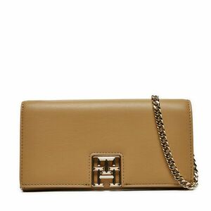 Táska Tommy Hilfiger Reset Lrg Flap W Chain AW0AW16328 Barna kép