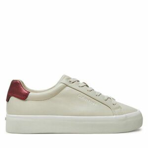 Sportcipők Calvin Klein Vulc Lace Up Saff Fox W/Met Bt HW0HW02104 Bézs kép