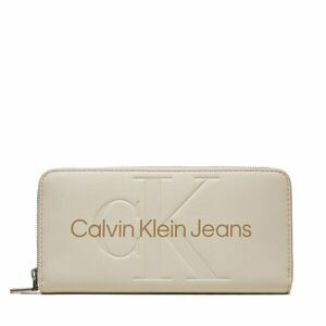 Nagy női pénztárca Calvin Klein Jeans K60K607634 Ekru kép