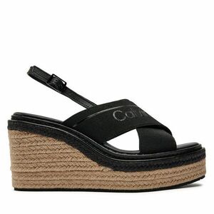 Espadrilles Calvin Klein Wedge Sandal 50 He HW0HW01965 Fekete kép