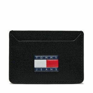 Bankkártya tartó Tommy Jeans Tjm Heritage Leather Cc Holder AM0AM12085 Fekete kép