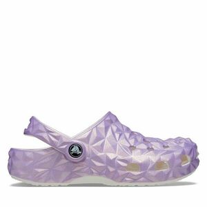 Papucs Crocs Classic Iridescent Geo Clog 209841 Lila kép