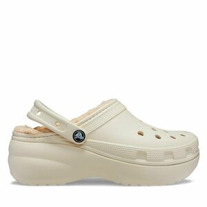 Papucs Crocs Crocs Classic Platform Lined Clog W 207938 Bézs kép