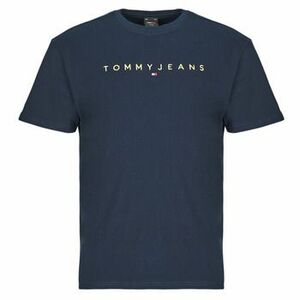 Rövid ujjú pólók Tommy Jeans TJM REG GOLD LINEAR LOGO TEE EXT kép