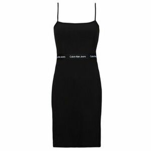 Rövid ruhák Calvin Klein Jeans LOGO ELASTIC STRAPPY DRESS kép