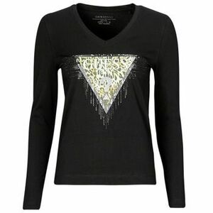 Guess Nôi póló fekete Triangle - XS kép