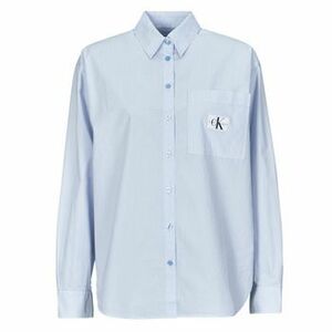 Ingek / Blúzok Calvin Klein Jeans WOVEN LABEL RELAXED SHIRT kép