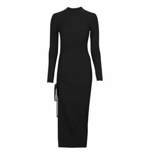 Hosszú ruhák MICHAEL Michael Kors MERINO RUCHED MIDI DRESS kép