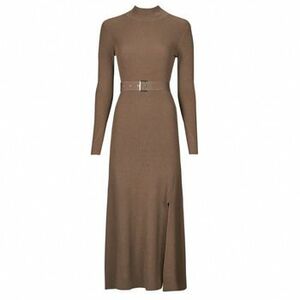 Hosszú ruhák Karl Lagerfeld LSLV BUCKLE BELT KNIT DRESS kép