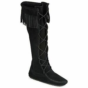 Városi csizmák Minnetonka FRONT LACE HARDSOLE KNEE HI BOOT kép