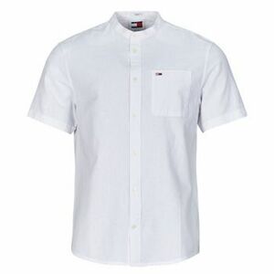 Rövid ujjú ingek Tommy Jeans TJM REG MAO LINEN BLEND SS SHIRT kép