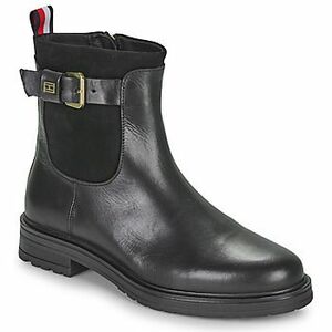 Bokacsizmák Tommy Hilfiger THERMO MATERIAL MIX BELT BOOTIE kép