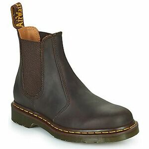 Csizmák Dr. Martens YS DARK BROWN CRAZY HORSE kép