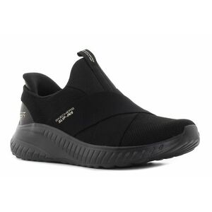 Skechers Slip-Ins - Bobs Squad Chaos - Your Moment fekete női bebújós cipő kép