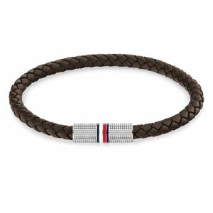 Tommy Hilfiger Tommy Hilfiger Fekete bőr karkötő férfiaknak Infinity 2790458 kép