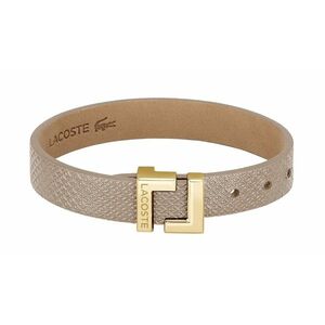 Lacoste Lacoste Elegáns bézs bőr karkötő Lura 2040216 kép