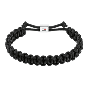 Tommy Hilfiger Tommy Hilfiger Fekete paracord karkötő Braided 2790496 kép