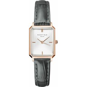 Rosefield Rosefield Octagon XS White Grey Leather Rose Gold OWGLR-O87 kép