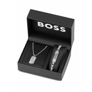 Hugo Boss Hugo Boss Stílusos férfi ékszerkészlet 1570173 Devon (nyaklánc, karkötő) kép