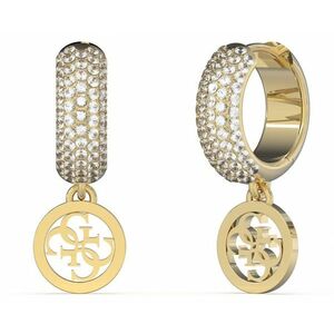 Guess Guess Stílusos aranyozott karika fülbevaló Crazy Earrings JUBE03301JWYGT/U kép