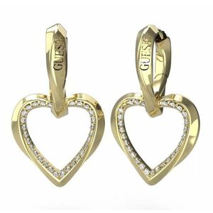 Guess Guess Bájos aranyozott fülbevaló medálokkal Mon Amour JUBE04617JWYGT/U kép