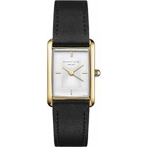 Rosefield Rosefield Heirloom Modern White Dial Gold Black Leather HWBLG-H06 kép