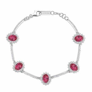 Brosway Brosway Luxus ezüst karkötő cirkónium kővel Fancy Passion Ruby FPR40 kép