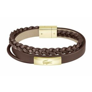 Lacoste Lacoste Barna bőr karkötő Fusion 2040317 kép