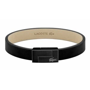 Lacoste Lacoste Fekete bőr karkötő Lacoste Traveller 2040073 kép