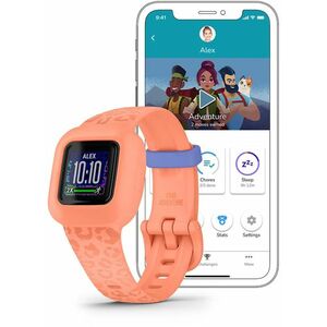 Garmin Garmin vívofit jr. 3 - Peach Leopard 010-02441-04 kép