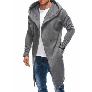 Ombre Clothing Szürke aszimmetrikus kardigán V3 SSZP-0112 kép