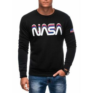 OTHER Fekete pulóver felirattal NASA B1686 kép