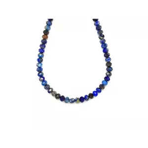 Lapis lazuli fazettált lencse 5x4mm kép